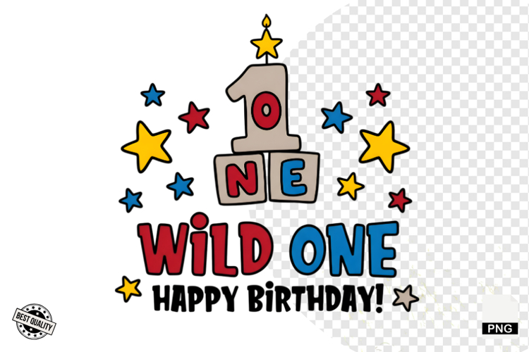 1st Birthday Sublimation PNG - Baby PNG - Birthday PNG example image 1
