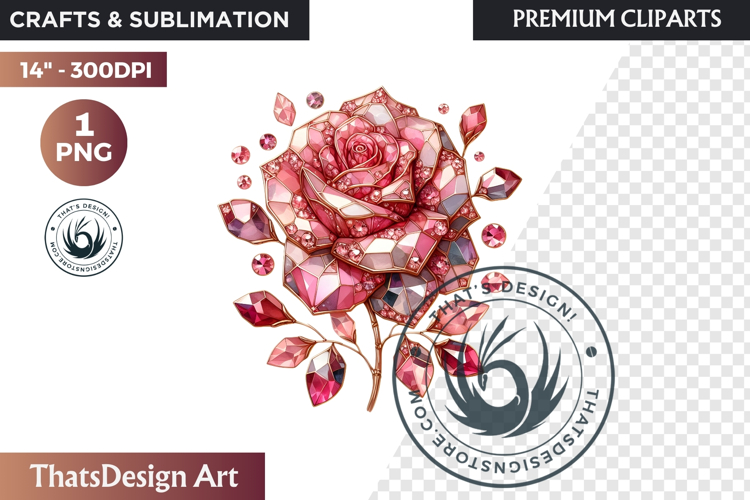 Pink Rose Gold flower Clipart, Abstract Flowers Wedding PNG