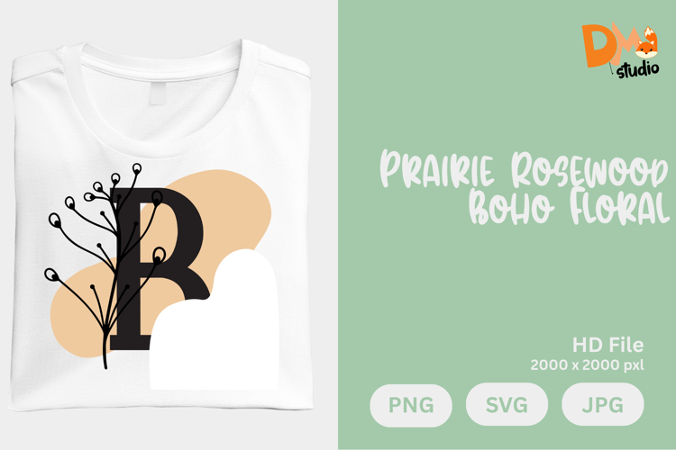 Floral Monogram Letter Svg Image 22