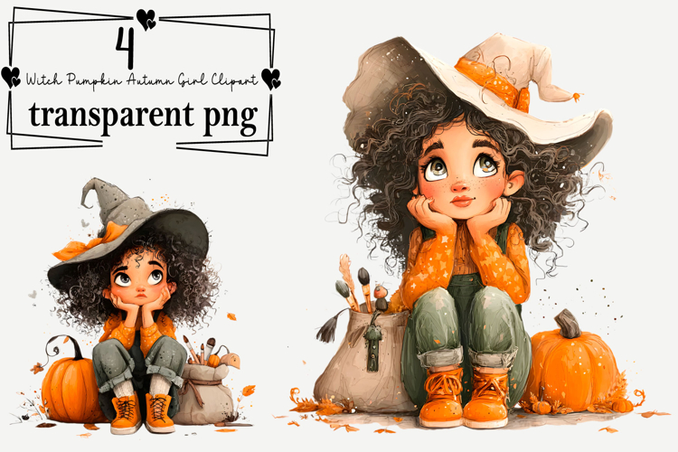 Cute Witch Clipart Image 2