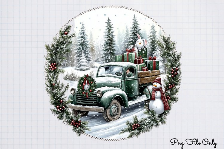 Rustic Christmas Clipart Image 24