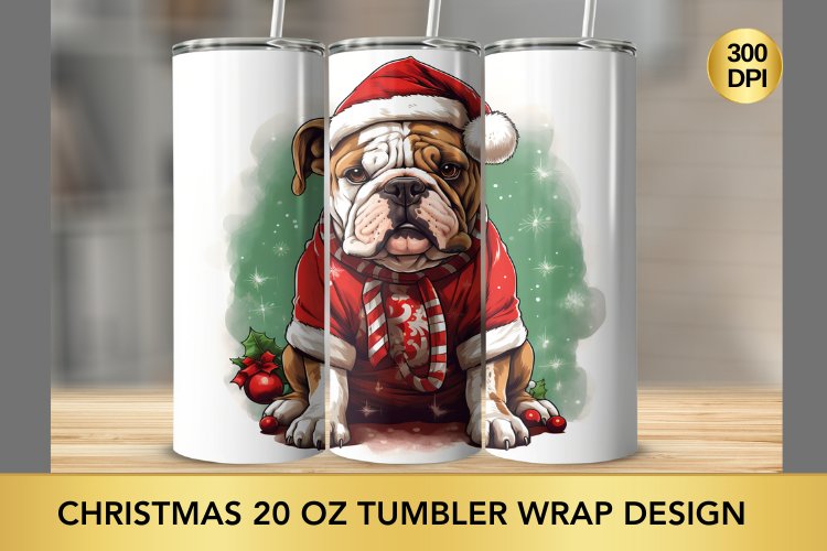 Christmas 20 oz Skinny Tumbler Sublimation