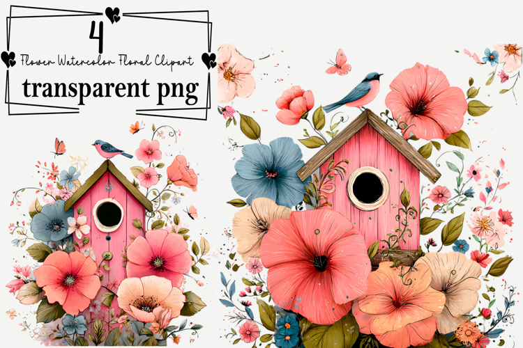 Watercolor Flower Clipart Image 10