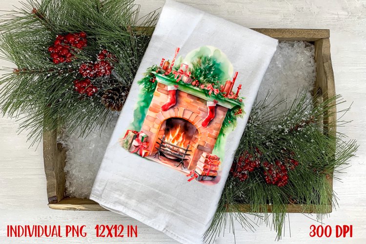 Christmas Fireplace Png Image 24