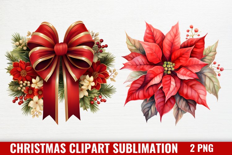 Christmas Clipart Sublimation, Christmas Clipart