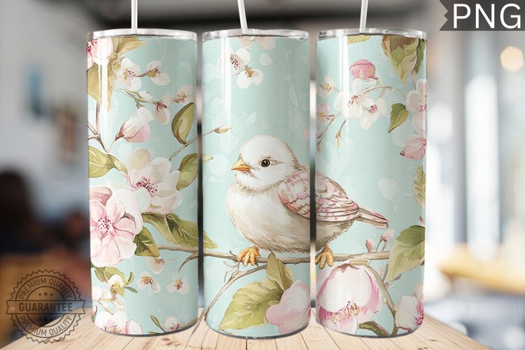 Spring Easter Tumbler Wrap - High Quality 300 Dpi