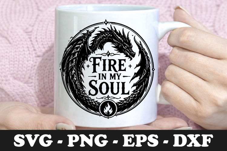 Fire In My Soul SVG Design