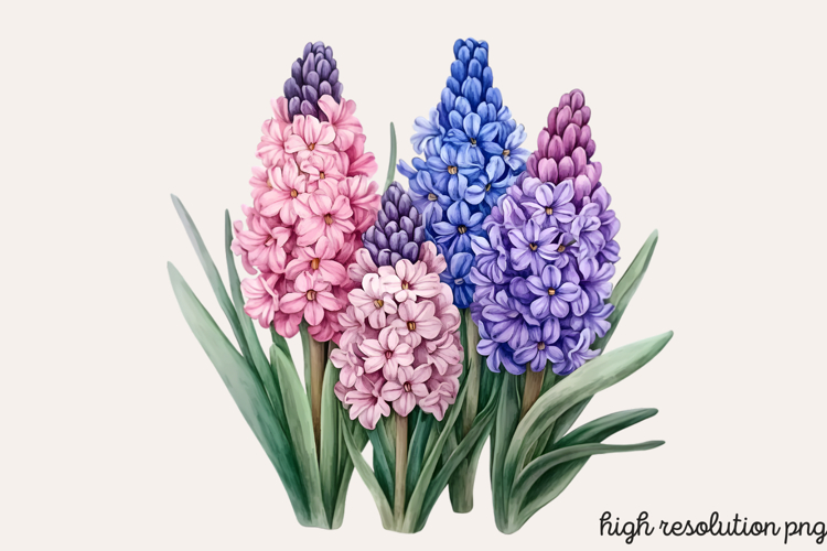Blue Flower Clipart Image 24
