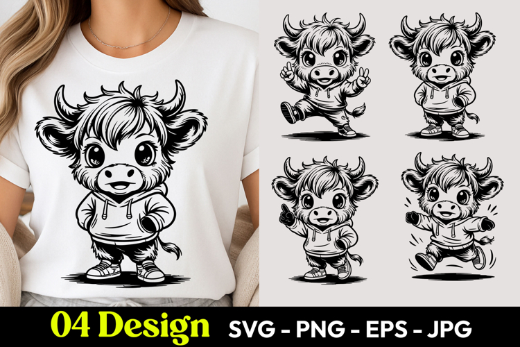 Baby Cow Svg Image 16