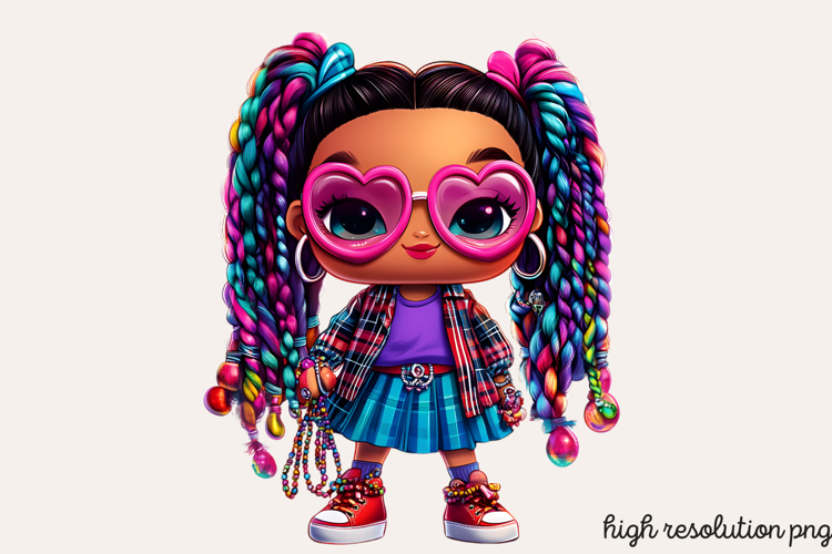Black Girl Afro Png Image 21