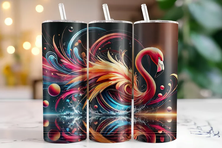 Flamingo Tumbler Wrap | Sublimation | Tumblers