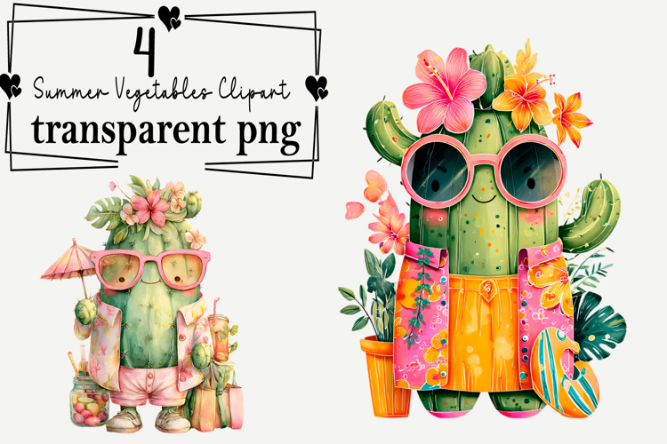 Summer Watercolor Clipart Image 4
