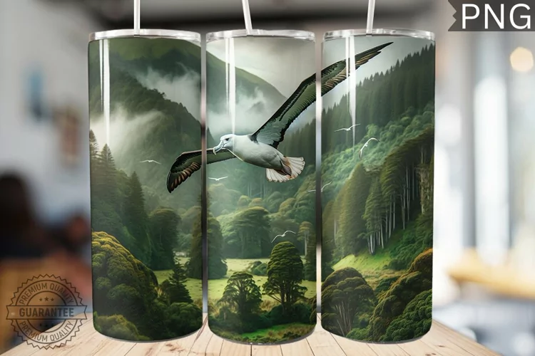 Albatross Tumbler Wrap - Albatross Tumbler Design