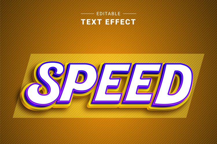 Editable Text Effect for Illustrator. Vector Graphic styles