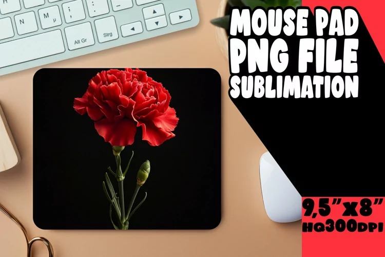 Springtime Delights 3D Mouse Pad