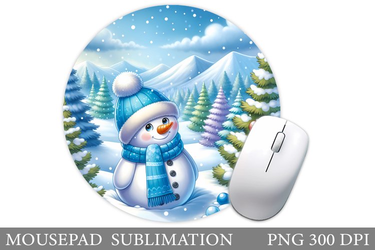 Cute Snowman Clipart Image 6