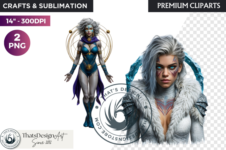 Viking Mythology Giants Clipart, Norse Jotuns gods