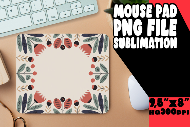 UNIQUE DESK MAT PLAYFUL PNG, Flowers