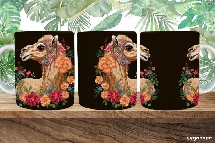 Embroidery Camel Mug | 11 oz | Sublimation