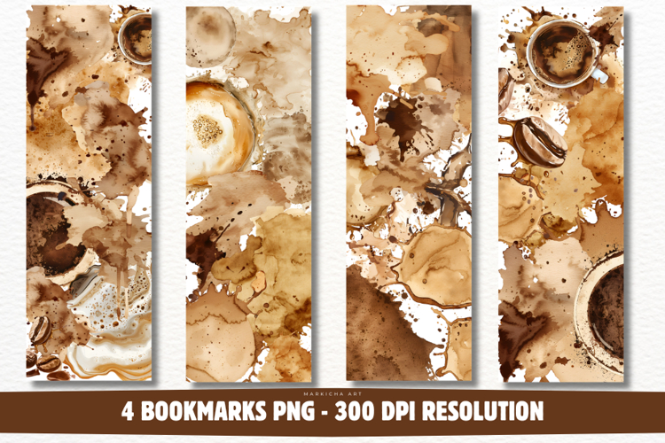 Coffee Stains Bookmarks Png