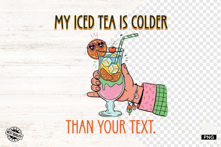 Funny Summer Drinks Png Sublimation
