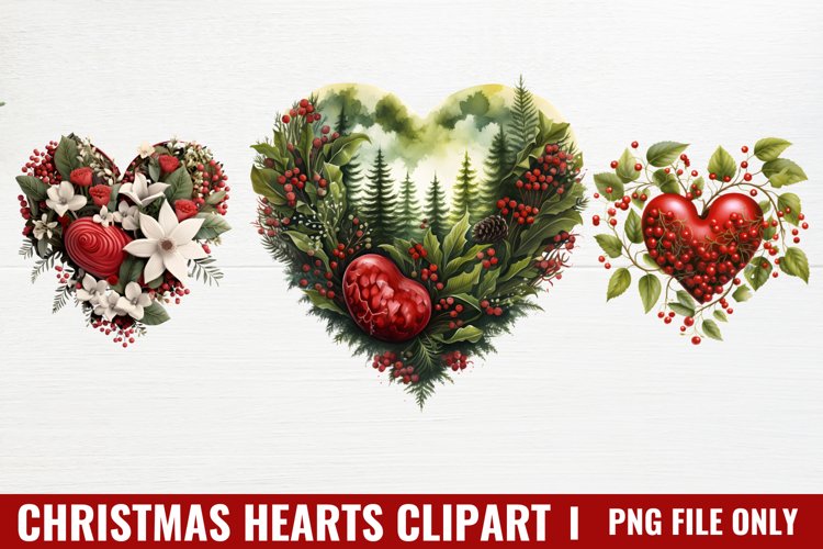 Christmas Watercolor Clipart