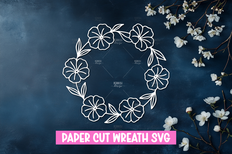 Floral Wreath Svg Image 6