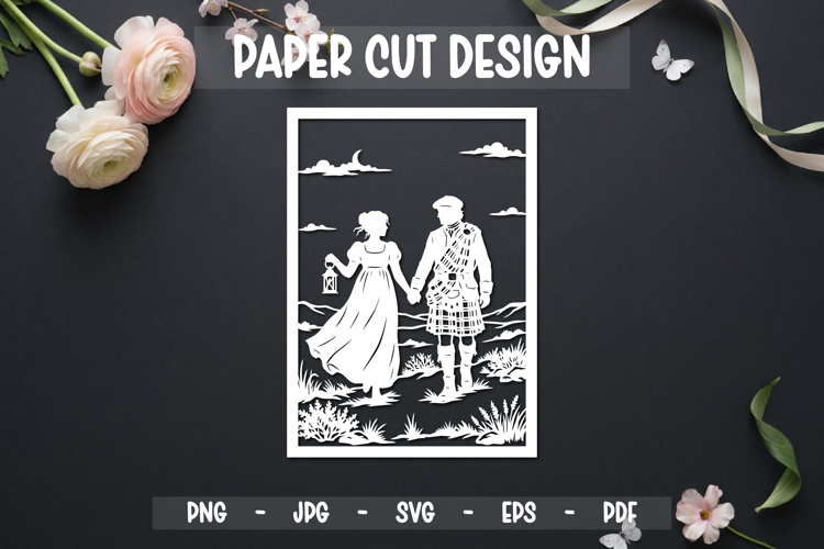 Romantic Couple Silhouette Image 17