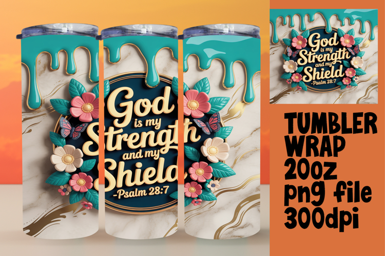 Christmas Tumbler Wrap Image 3