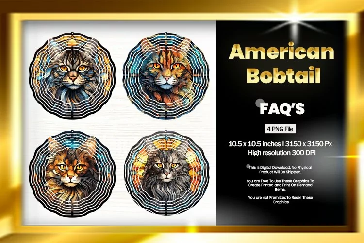 American Bobtail Wind Spinner Sublimation - 04 Variations