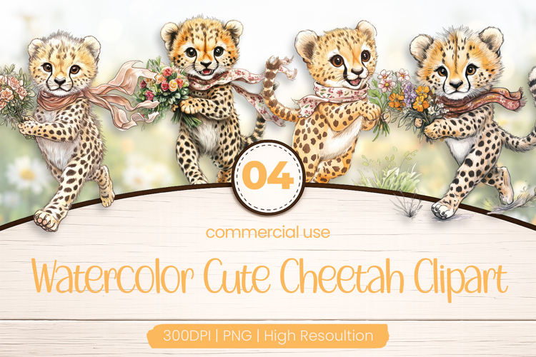 Cheetah Illustration Image 13