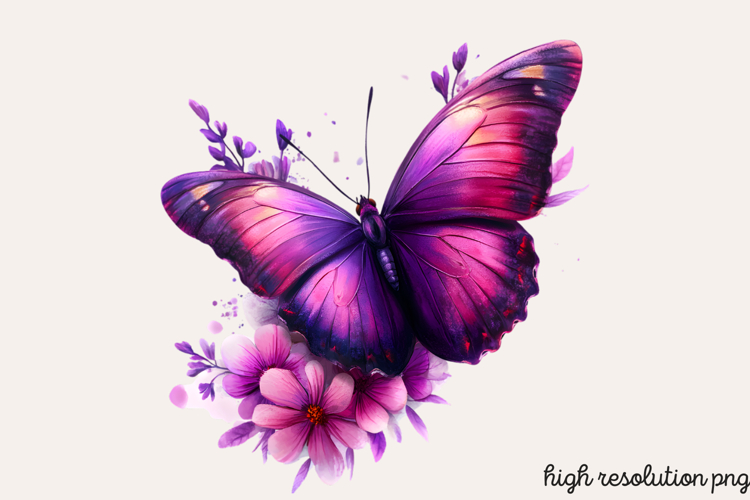 Watercolor Flowers Svg Image 12
