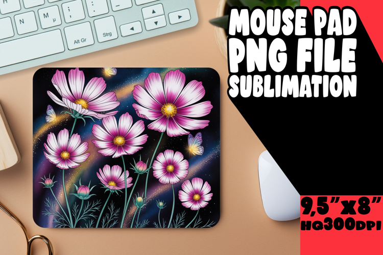 PLAYFUL MOUSE PAD DESIGN MAGIC, Flowers