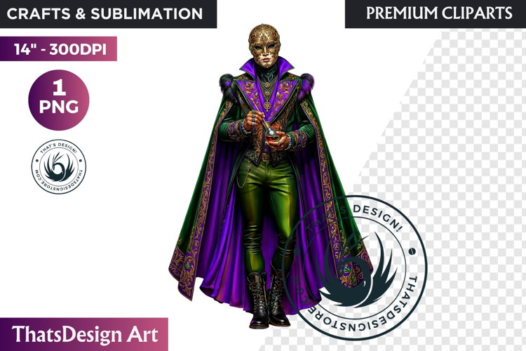 Mardi Gras Carnival Masquerade Clipart PNG scrapbooking