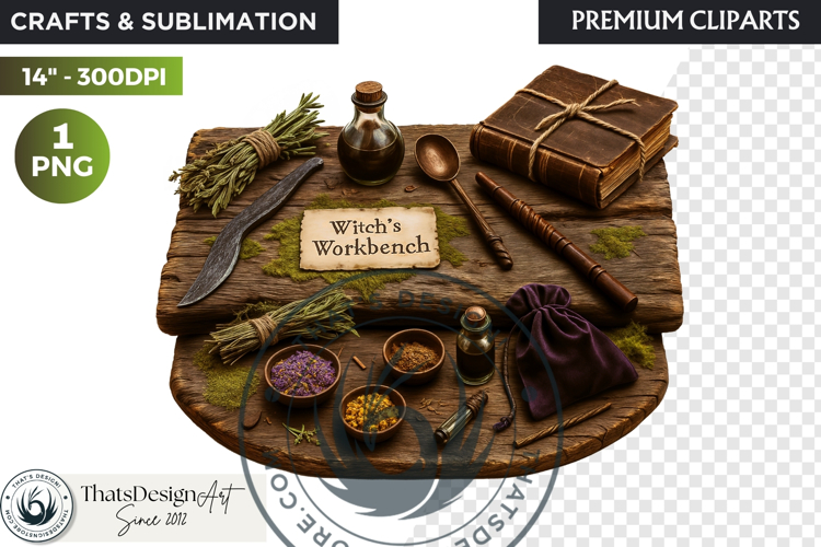 Cosy Witchs Apothecary magic Clipart PNG witchcraft graphic