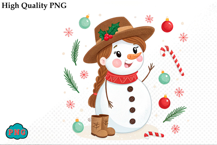 Christmas Cactus and Cow Boy Boots PNG