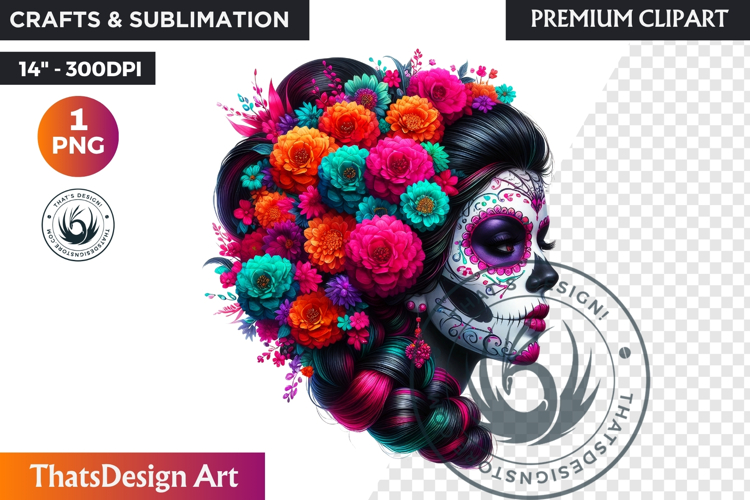 Sugar Skull Clipart Image 17
