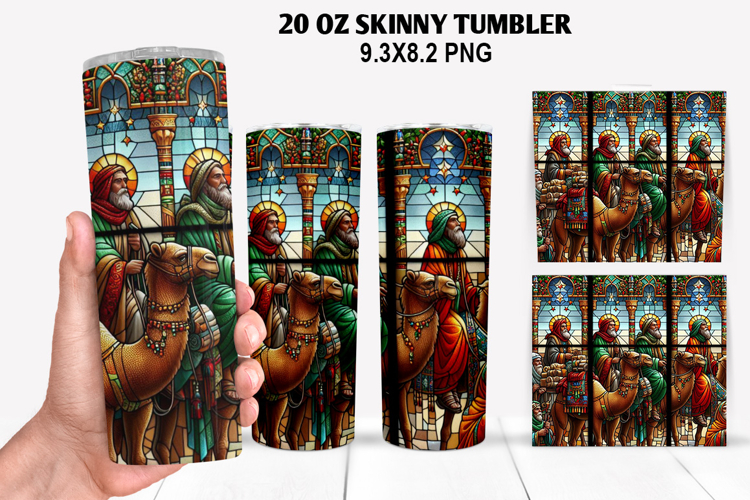 Jesus Skinny Tumbler 20oz Wrap Design, Christmas Tumbler
