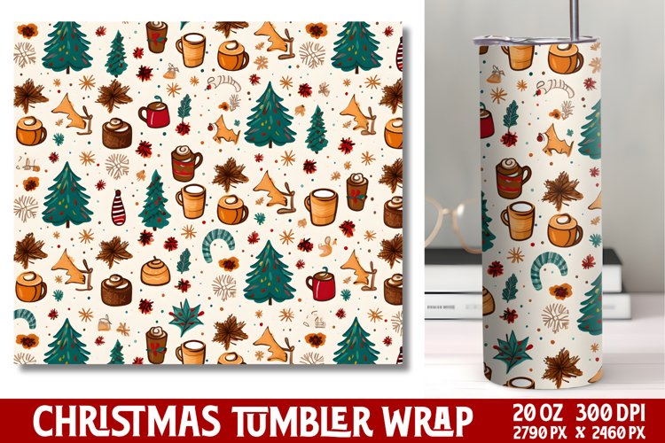 Christmas Tumbler Wrap Sublimation