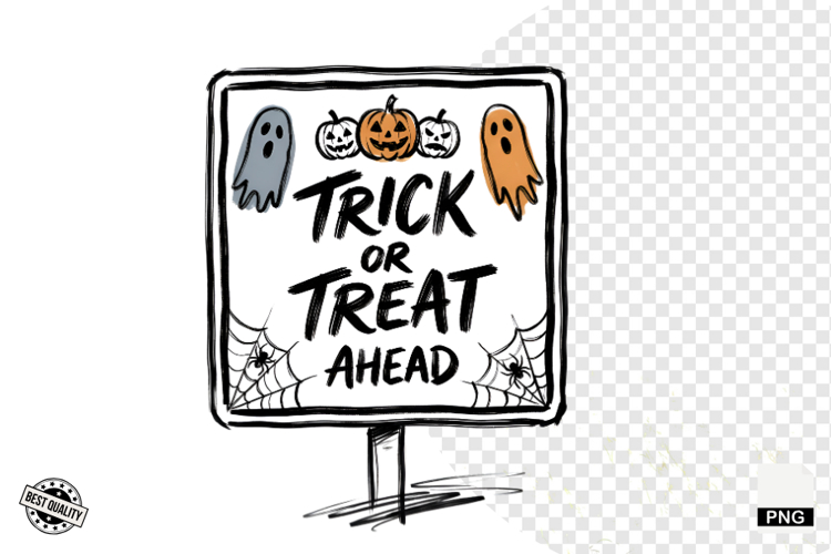 Halloween Signage PNG Clipart