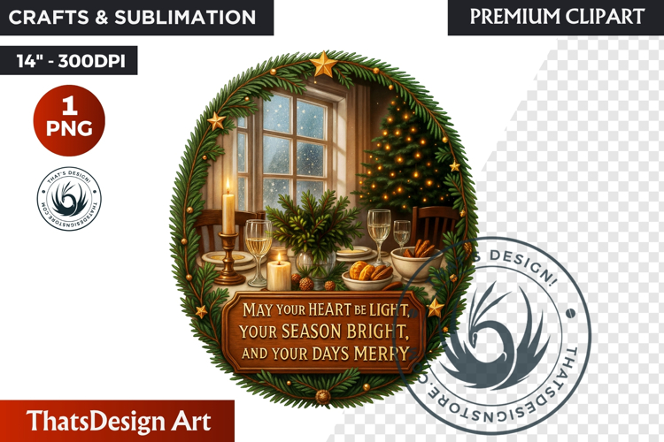 Christmas Greetings clipart PNG, winter Holiday Quote wishes