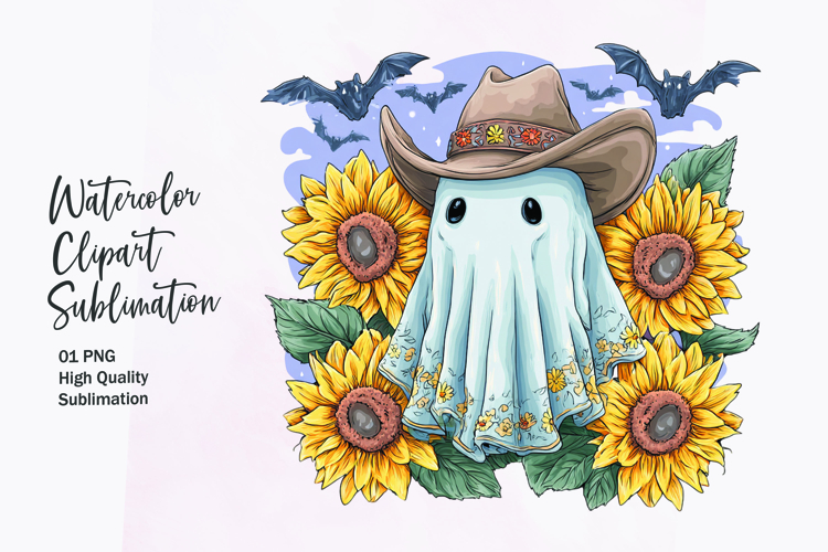 Watercolor Sunflower Clipart Image 6