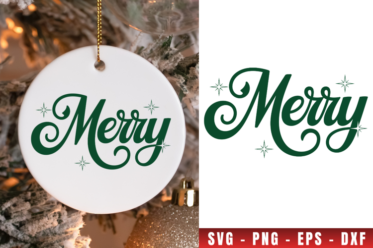 Merry Christmas Tree Svg Image 3