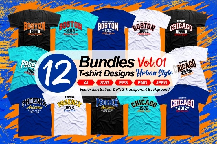Vintage T-Shirt Design Bundles Image 5