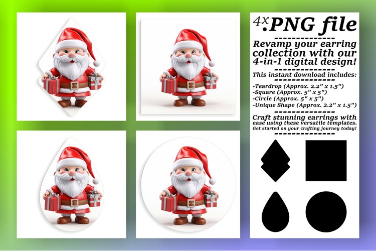 Sublimation Earring Designs Image 2