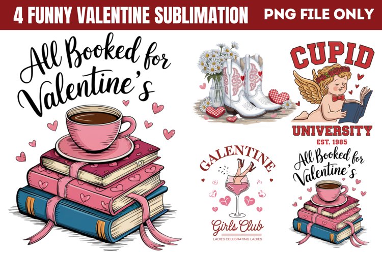 Funny Valentine Sublimation PNG