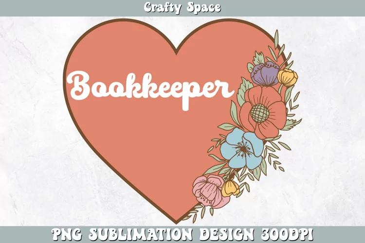 Bookkeeper PNG | Bookkeeper Sublimation