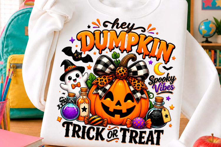 hey pumpkin Halloween jack o lantern ghost trick or treat t