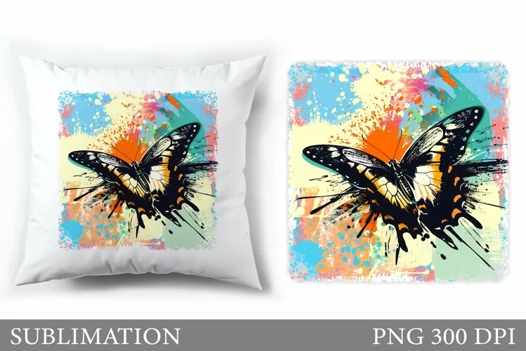 Butterfly Sublimation. Butterfly Pillow Sublimation