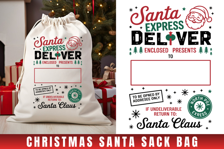 Santa Sack SVGs Image 19